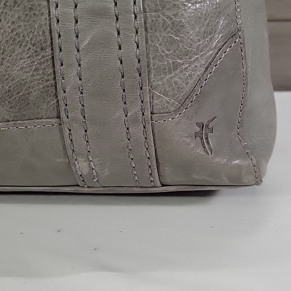 Frye Gray Leather Tote Bag - Picture 2 of 13